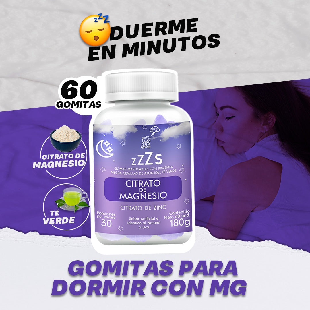 GOMITAS DE CITRATO DE MAGNESIO PACK 2 UNIDADES
