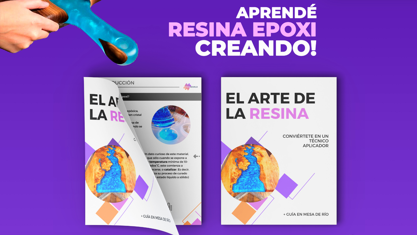 Aprende a Crear Piezas Únicas con Resina Epoxi + lista de proveedores exclusivos