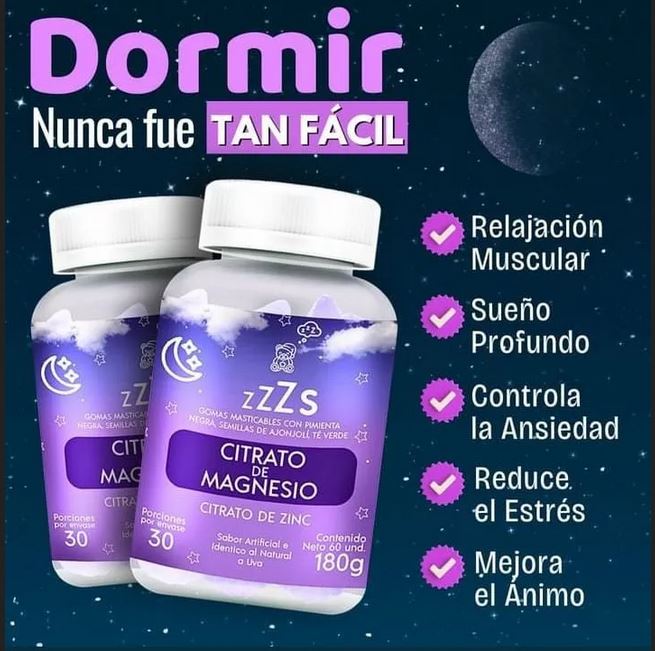 GOMAS DE CITRATO DE MAGNESIO +  Gorro migraña