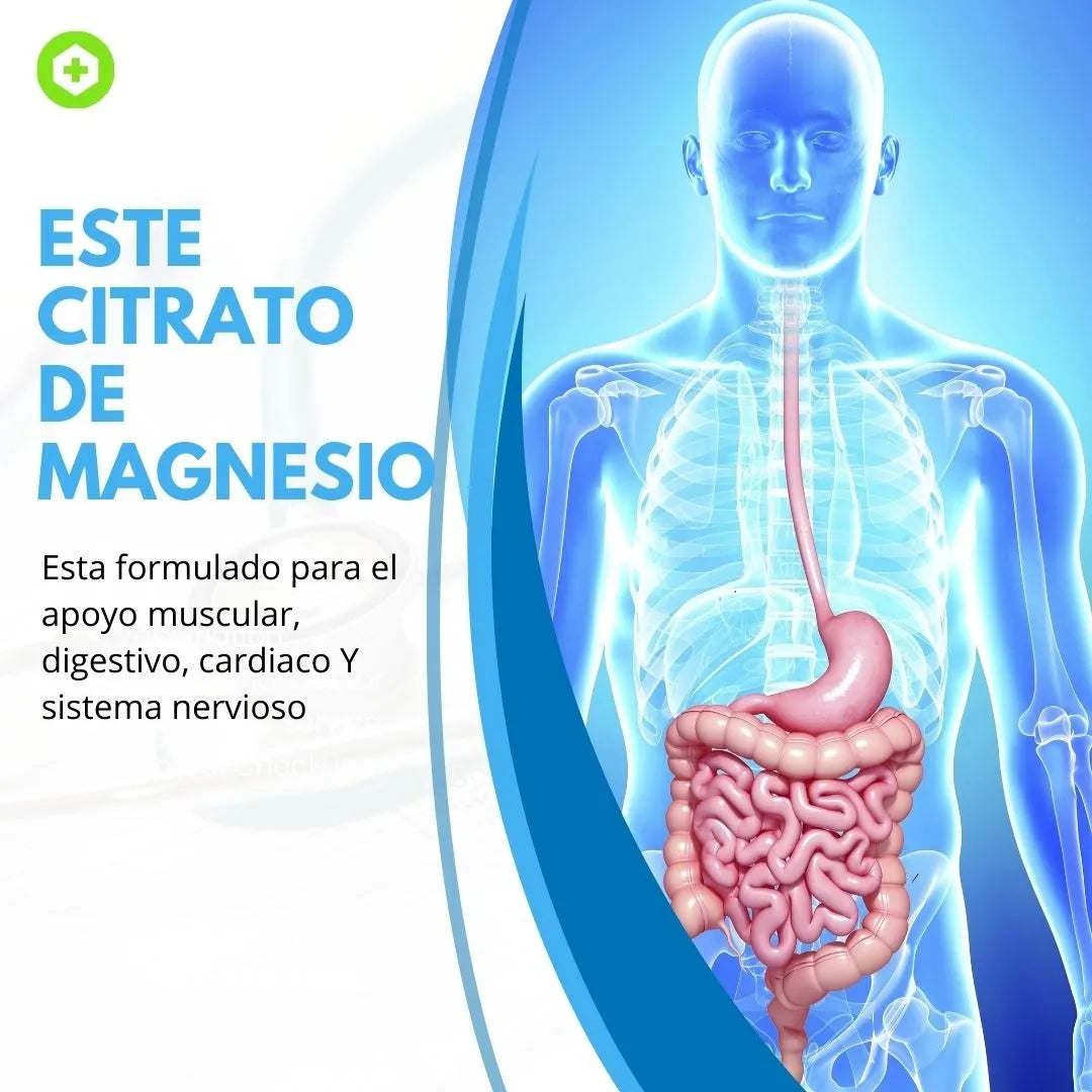 Pack de Bienestar: 2 Frascos de Citrato de Magnesio (100 unidades c/u)